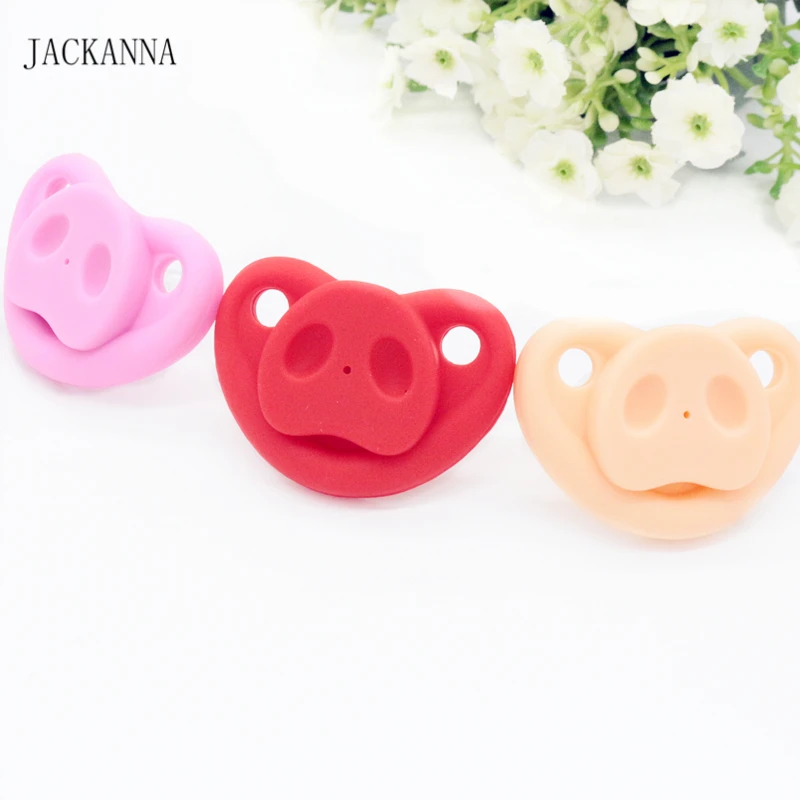 Silicone Funny Baby Pacifiers Dummy Nipples Toddler Pacy Orthodontic Soothers Teat for Baby Holiday Gift BPA FREE
