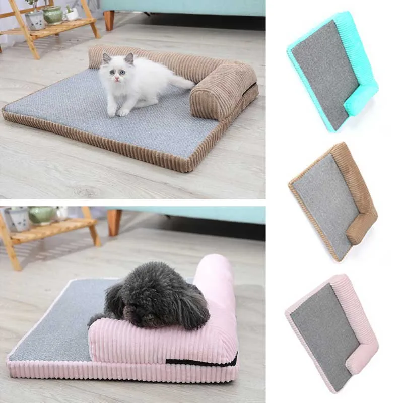 Summer Dog Cooling Bed For Medium Dogs Puppy Ice Pad Pet Puppy Litter Dogs Sofa Cat Beds Mats Cote Sleeping Cushion Nest House