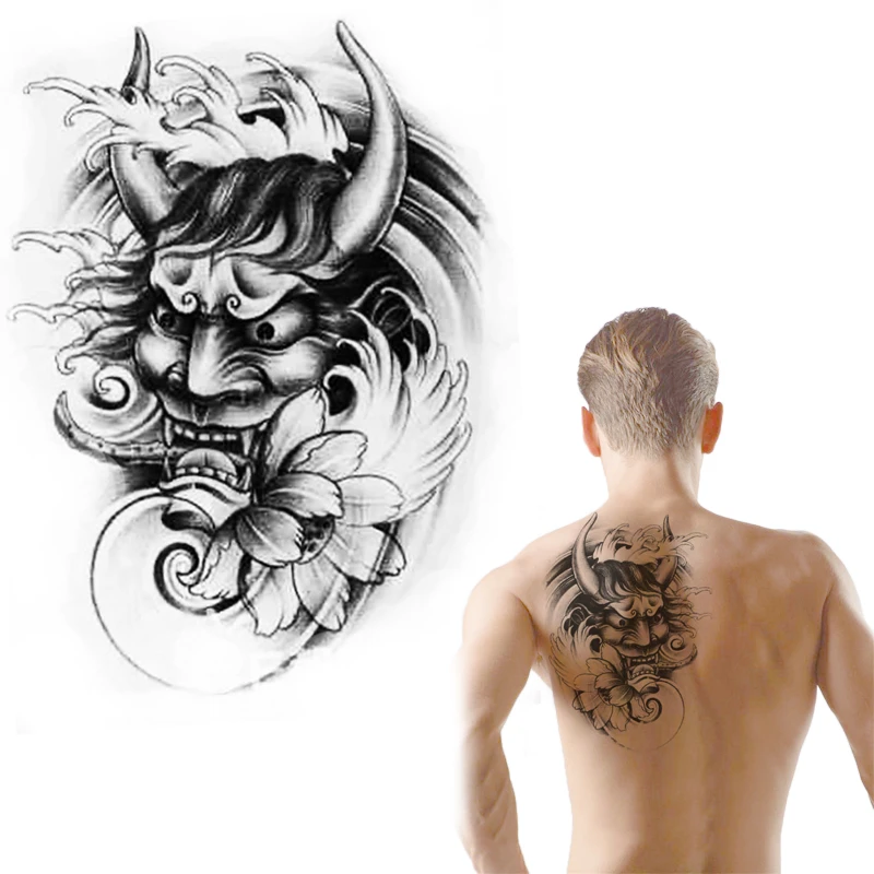 Custom Temporary Tattoos Stare Eye Cow Ox Tau Pattern Water Transfer Devil  Tattoo Arm AX75|devil tattoo arm|tattoo armcustom temporary tattoos -  AliExpress