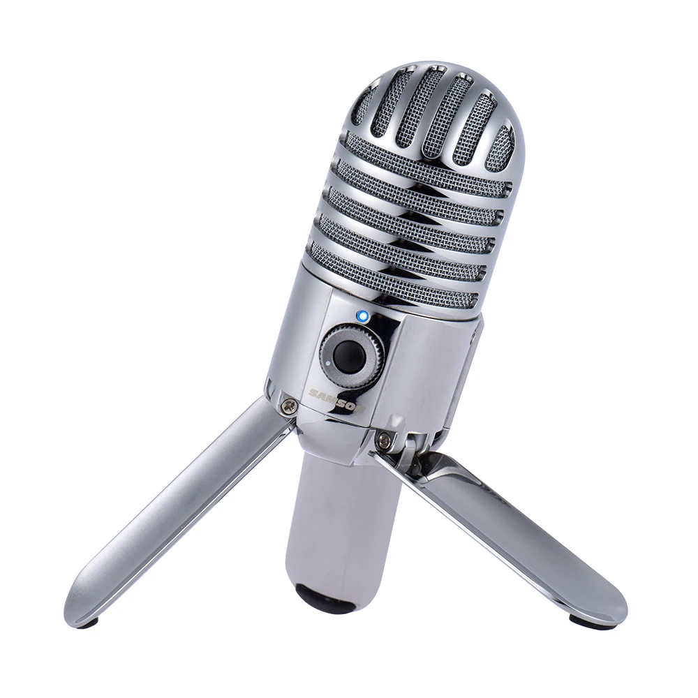 Samson Meteor Mic Studio Настольный конденсаторный микрофон с откидывающимися ногами дизайн с usb-кабелем сумка для переноски