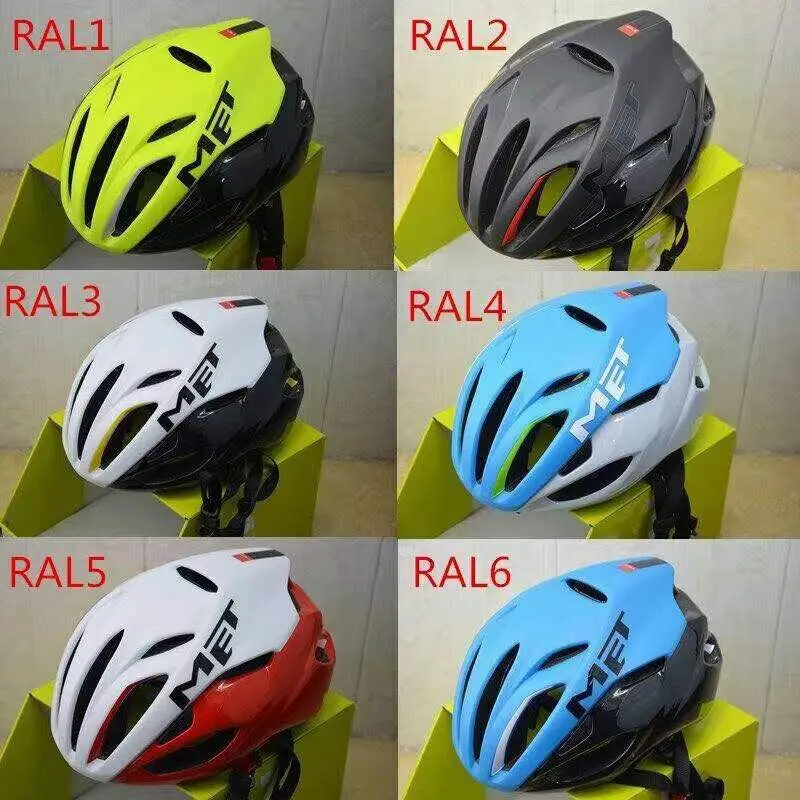 

MET Bicycle Helmet Rivale Road bicycle helmet Casco Bicicleta Bicycle helmet Capaceta Ciclismo 6 color L 58-62cm