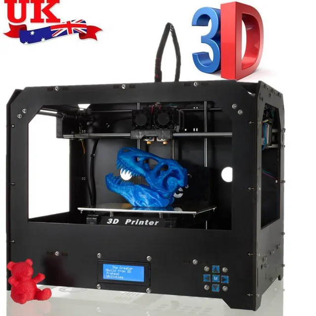 Best Price 2019 CTC FDM 3D printer Upgraded Full Quality High Precision 2 MK8 Extruders