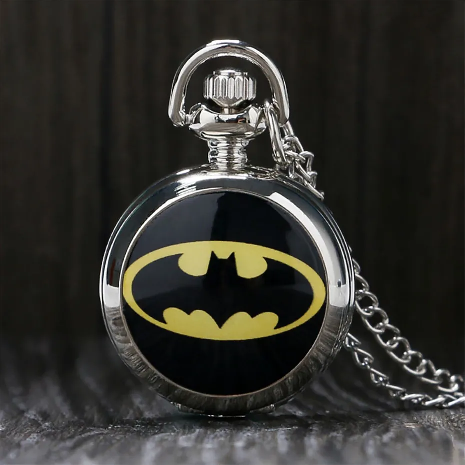 batman pocket watch, pocket watch, pendant watch jewelry, birthday gifts for kids (1)