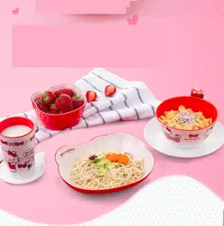Посуда Керамическая Чаша Блюдо рисунок «Hello Kitty» подарок Кухня Пособия по кулинарии инструменты аксессуар Бытовая Посуда Home Decor школа