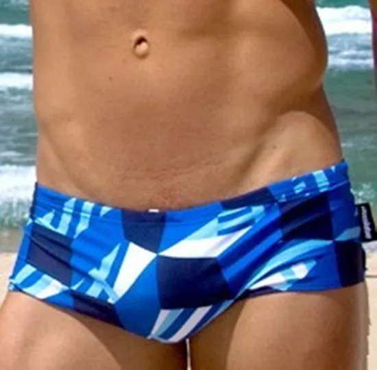 

2018 Male boxer lacing sexy print low-waist trunks fashion auss-1330