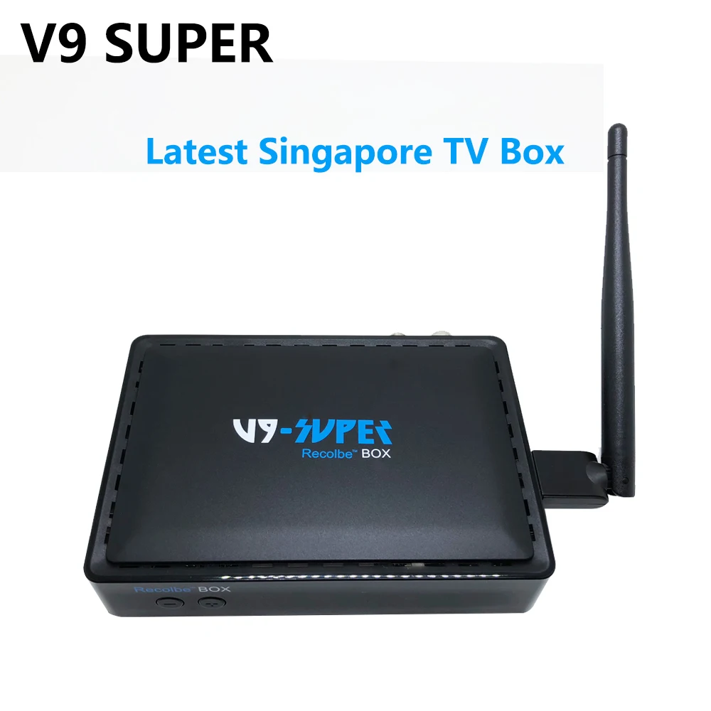 

2018 Latest Starhub box Singapore tv box V9 super watch cable HD channel fm V8 golden 2xUSB port+USB WIFI Upgrade from v9 pro v8