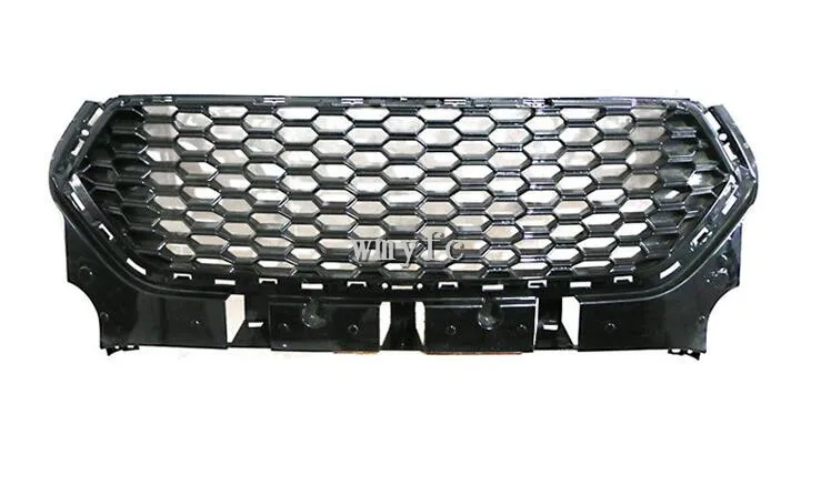 Глянцевая черная Решетка переднего бампера для Ford Escape Kuga сотовая сетка
