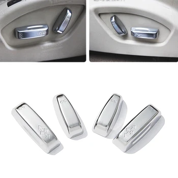 

Car Interior 4Pcs/Lot Chrome Seat Adjustment Switch Knob Button Cover Trim For Volvo XC60 XC70 V40 V60 S40 S60 C30 C70