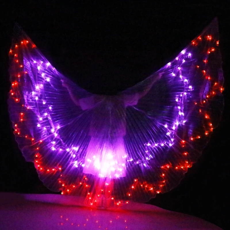  Women Belly dance LED Wings Colorful LED ISIS Wings Adult bellydance Professional Accessory Belly D - 33010241398