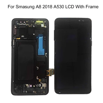 

For Samsung Galaxy A8 2018 A530 A530F A530N SM-A530N A530DS LCD Display Screen with Touch Screen Digitizer Assembly Replace 100%