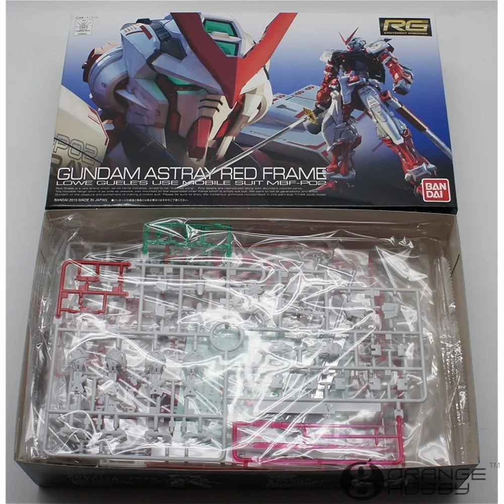 OHS Bandai RG 19 1/144 MBF-P02 Gundam сбивается с пути красная рамка мобильный костюм Сборная модель комплекты oh