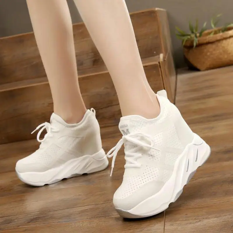 

Tleni 2019 summer new sports shoes increased female running shoes thick bottom wild sports shoes breathable shoes ZW-67