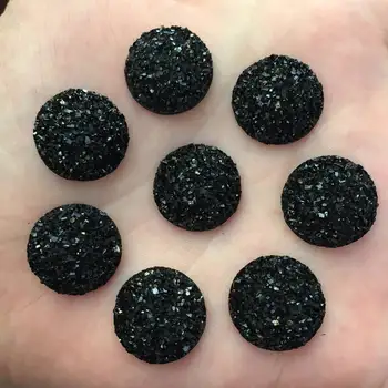 

30pcs Resin 16mm Convex Ore Round Gem Flat Back Rhinestone Appliques DIY Wedding Ornament Craft F576