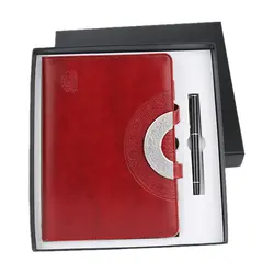 Power Bank notebook A5 Ретро стиль Looseleaf руководство подарочный набор Многофункциональный перезаряжаемый Ноутбук power U Disk