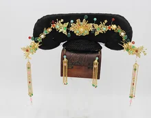 Acessórios para o cabelo desgaste da cabeça para as mulheres antigas dinastia dinastia qing princesa produtos de cabelo cosplay cabelo imperatriz