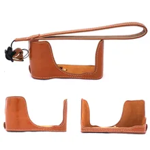 Brand New Convenient Camera Bag Cover Lightweight Half Body Case PU Material Protective Case for Canon G1X