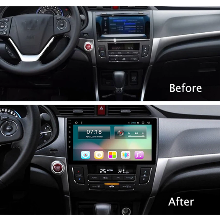 Discount Car radio Android multimedia player For Honda Crider Automatic air condition 2013~2016 Car touch screen GPS Navigation 1