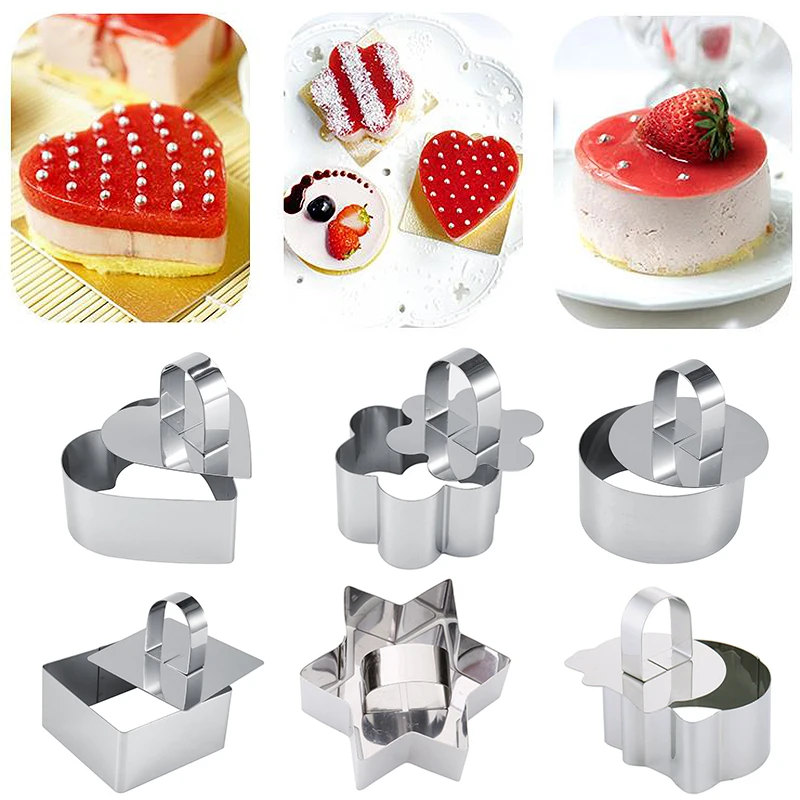 DIY Горячая 1 шт инструменты для выпечки салата Инструменты для выпечки мусс кольцо кекс форма для десерта сыра из нержавеющей стали инструмент для выпечки торта