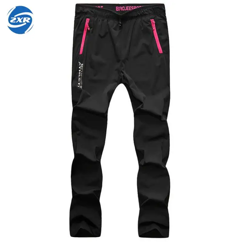 Mujeres verano senderismo impermeable al aire libre de secado rápido Pantalones elásticos Trekking Camping pesca Pantalones finos Mujeres verano senderismo impermeable al aire libre de secado rápido Pantalones elásticos Trekking Camping pesca Pantalones finos