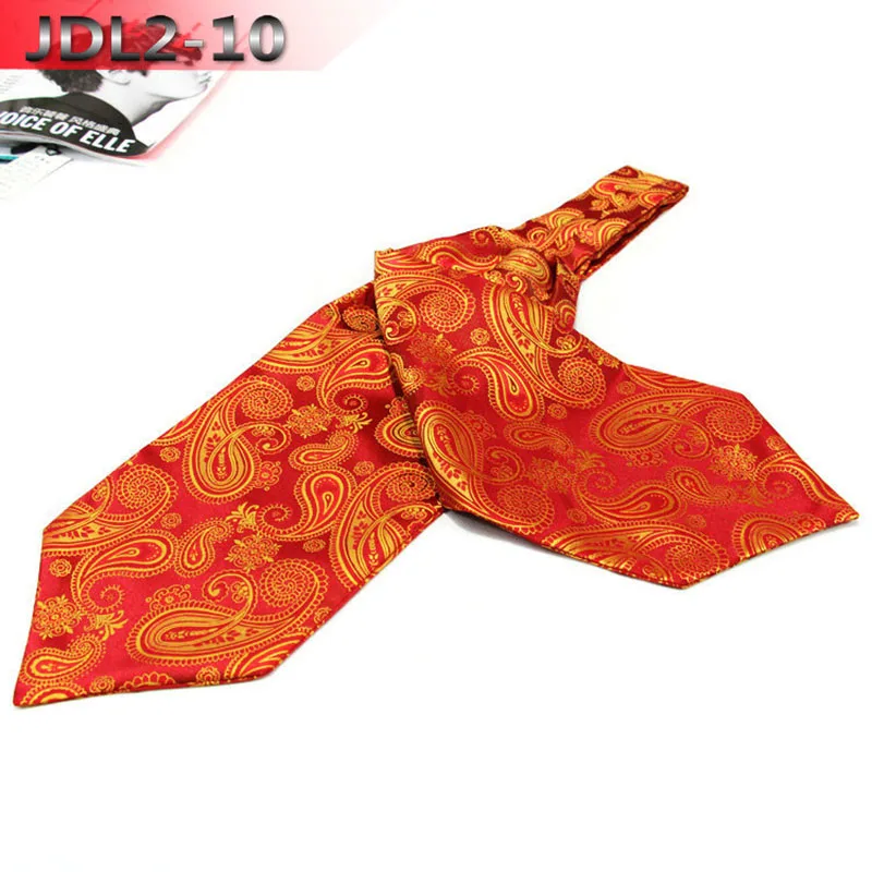 Для мужчин Ascot галстук набор Пейсли Цветочный галстук Винтаж точка мудрый жаккардовая галстук бабочкой Веерообразных в сложенном виде