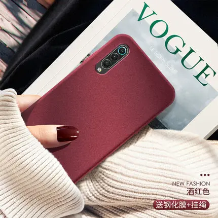 

For Xiaomi Mi A3 Case Soft Matte Silicone Slim Protective Back Cover Case for xiaomi mi a3 lite mia3 full cover phone shell