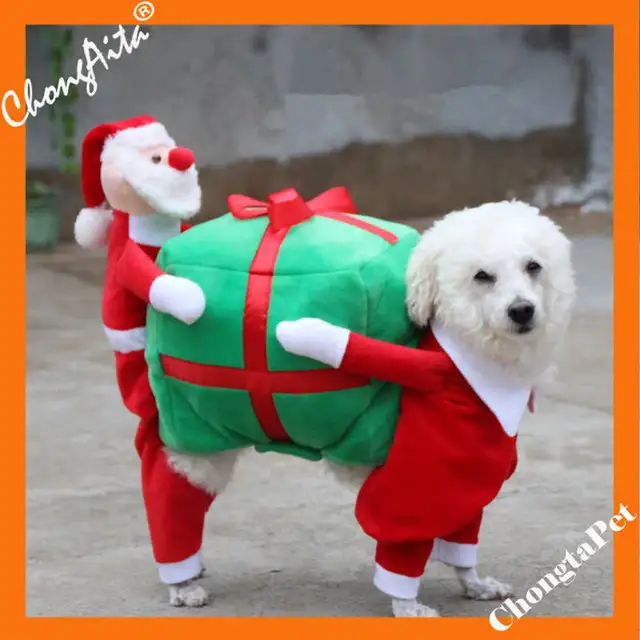 Ortilerri New Design Prints Pet Christmas Santa Claus Clothes Dress Ortilerri New Design Prints Pet Christmas Santa Claus Clothes Dress Dog Coat Jacket Fleece For Autumn - Ortilerri New Design Prints Pet Christmas Santa Claus Clothes Dress