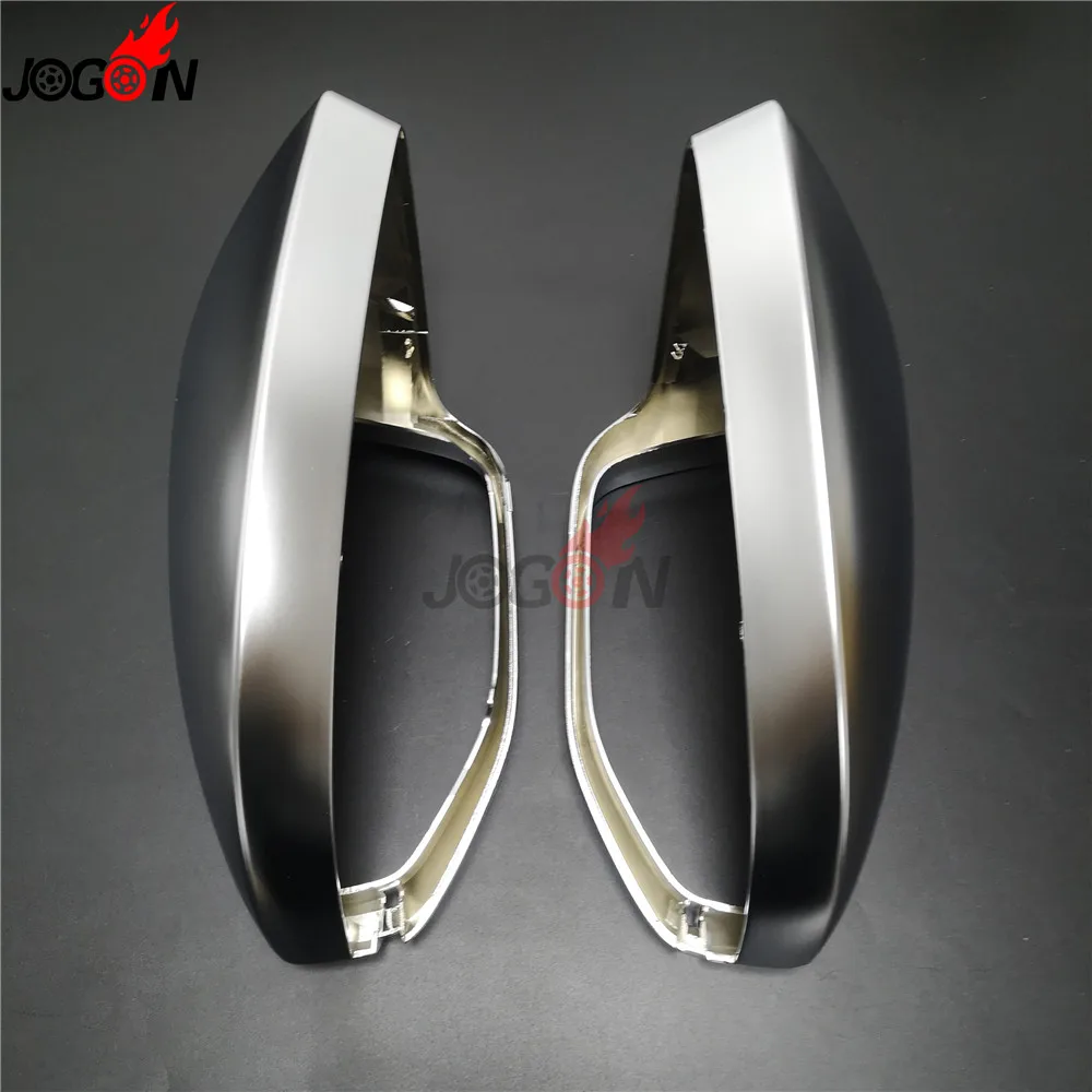 

LHD Silver Side Wing Rearview Rear View Mirror Replace Cover Trim Cap Case For Audi A6 C8 4K A7 4K8 A8 D5 2018 2019