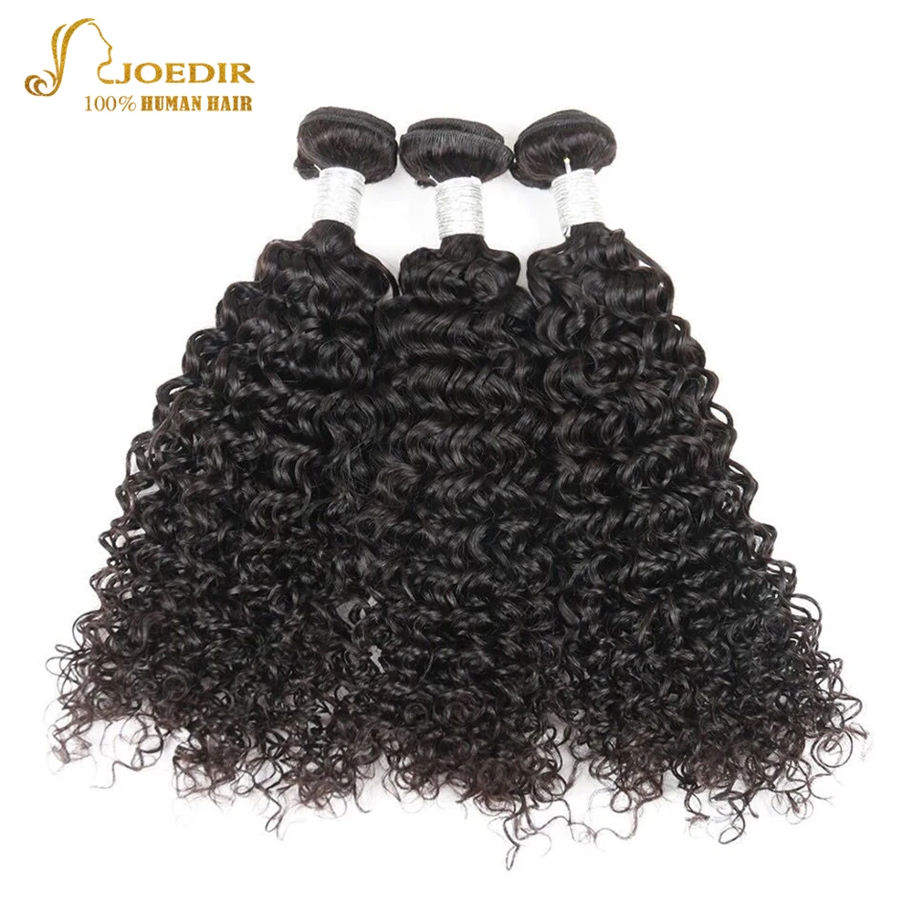 Joedir Hair Pre-colored Human Hair Weave Bundles With Closure Peruvian Afro Kinky Curly Non Remy Hair 3 Bundles With Closure Joedir Hair Pre-colored Human Hair Weave Bundles With Closure Peruvian Afro Kinky Curly Non Remy Hair 3 Bundles With Closure