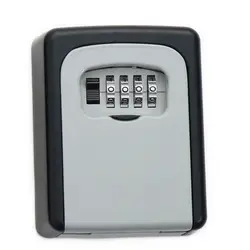 Открытый Сейф ключ коробка для хранения ключей Органайзер с 4 цифрами настенный комбинированный пароль ключи крюк Органайзер коробки