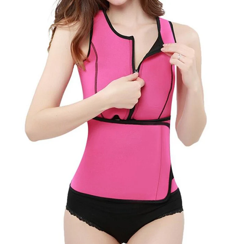 Neoprene Sauna Waist Trainer Vest Hot Shaper Workout Shapewear Slimming