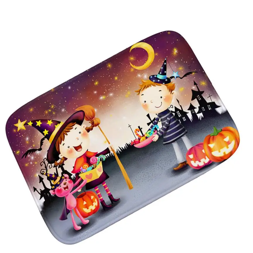 

Cartoon Children Dress Up Halloween Ghosts Carpet Mats Non-slip Floor Rug Super Soft Decorative Carpet For Living Room