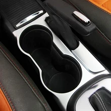 Для LHD Opel Mokka Buick Encore 2013- ABS матовая Автомобильная передняя рамка для водного стакана накладка автомобильные аксессуары Стайлинг 1 шт