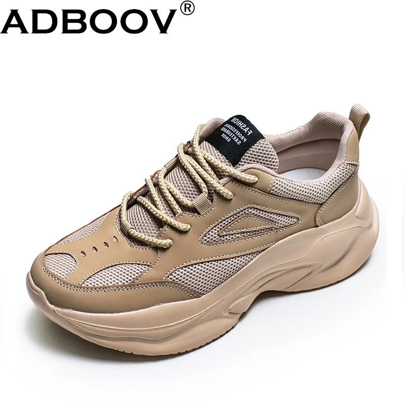 

ADBOOV China Breathable Men Sneakers Custom Mesh Flat Shoes Men Casual Quanzhou Brown White Gray Man Sneakers Shoes Casual