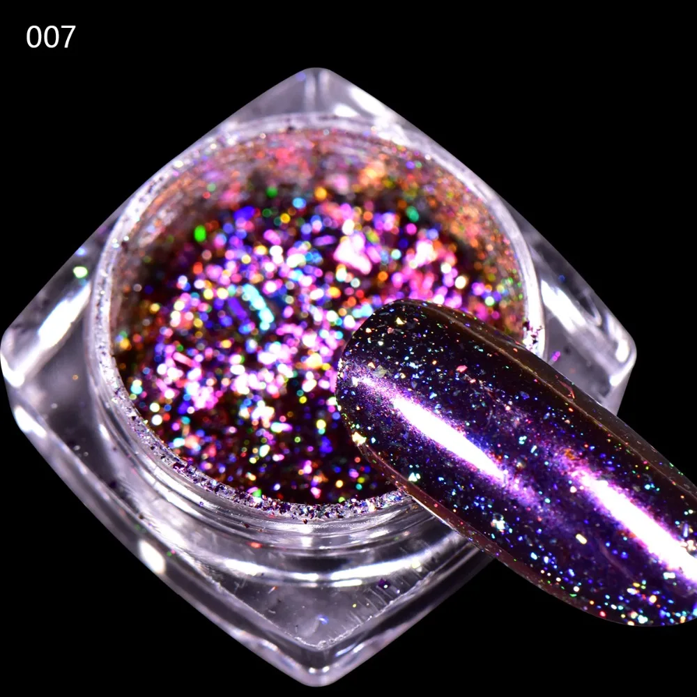 3 шт BEAUTYBIGBANG зеркало для дизайна ногтей алюминиевые блестки хромированные Блестки для ногтей акриловая пудра погружающаяся пудра для украшения ногтей