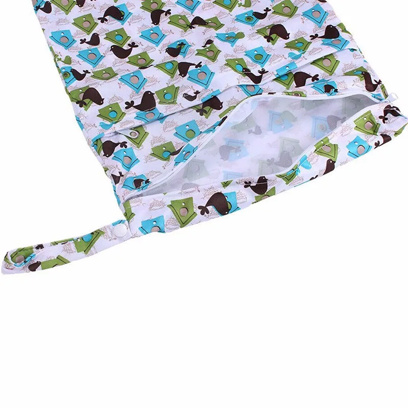 Полезная водонепроницаемая сумка для подгузников многоразовая на молнии детская тканевая пеленка влажная сухая сумка для плавания