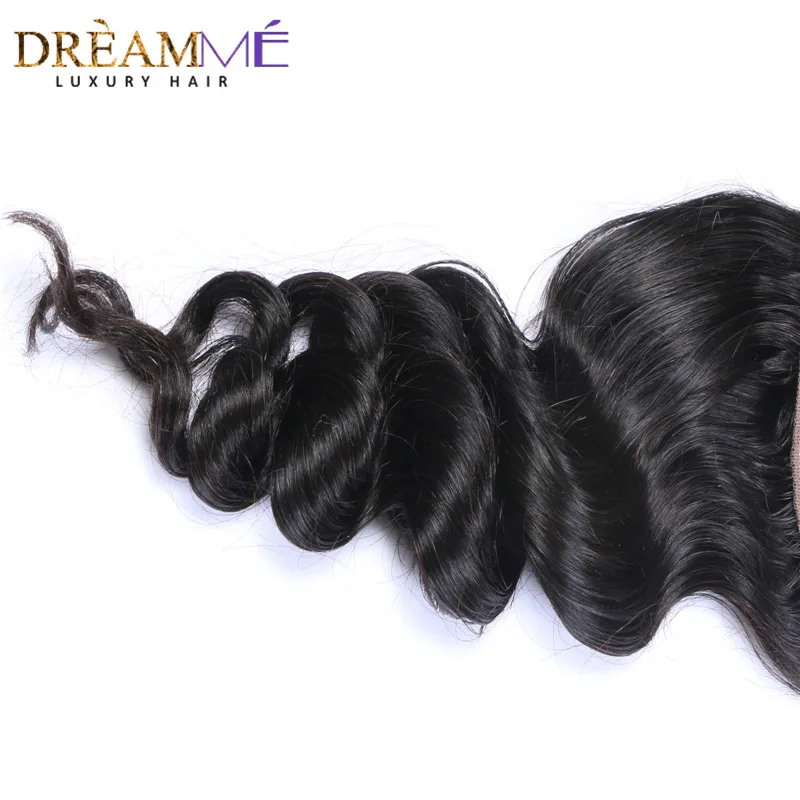 loose wave human hair lace closure (3)