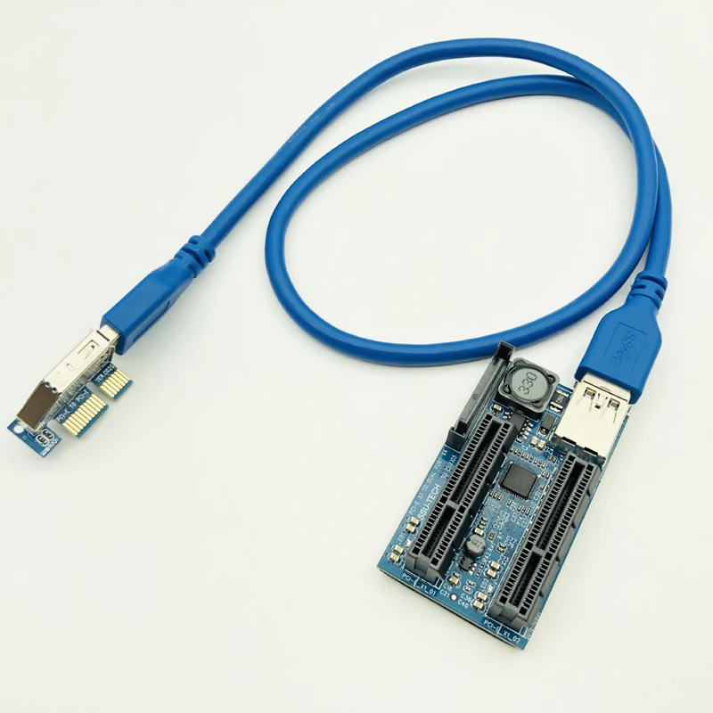 Новинка, адаптер PCI Express USB 3,0, Raiser, компоненты для ПК, удлинитель, PCIE Riser, PCI-E, Riser, PCI E, Riser для видеокарты