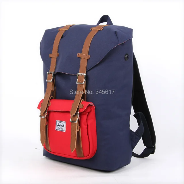 Red And Navy Color Bag Fashion Backpacks Herschel Backpack Little America Mans Travel Bags Ladys Red And Navy Color Bag Fashion Backpacks Herschel Backpack Little America Mans Travel Bags Ladys