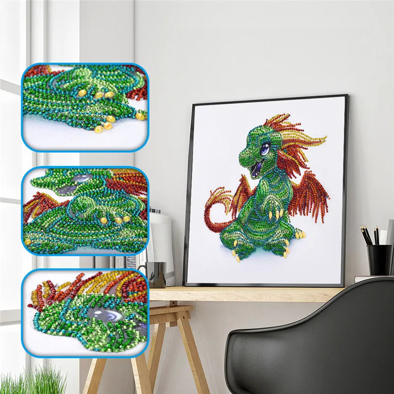 

special shaped Drill crystal rhinestone 5D DIY Diamond Painting "Dragon baby" Embroidery Cross Stitch Home Decor Gift