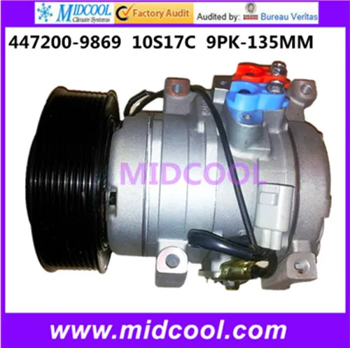 

HIGH QUALITY AUTO AC COMPRESSOR 10S17C FOR 447200-9869