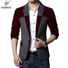 Весенний Мужской Блейзер Тонкий маленький костюм куртка плюс размер M-4XL, 5XL