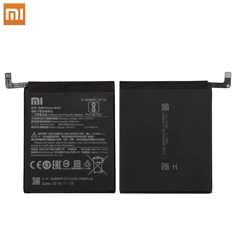 Xiao Mi оригинальная запасная батарея BM3F для Xiaomi 8 MI8 M8 прозрачная Разведочная версия