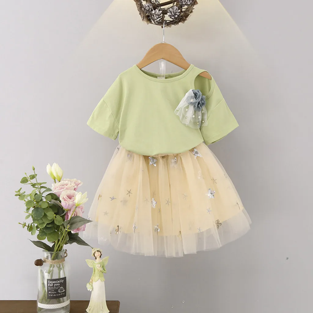 Детская одежда для девочек vetement enfant fille/Одежда маленьких Футболка с цветочным