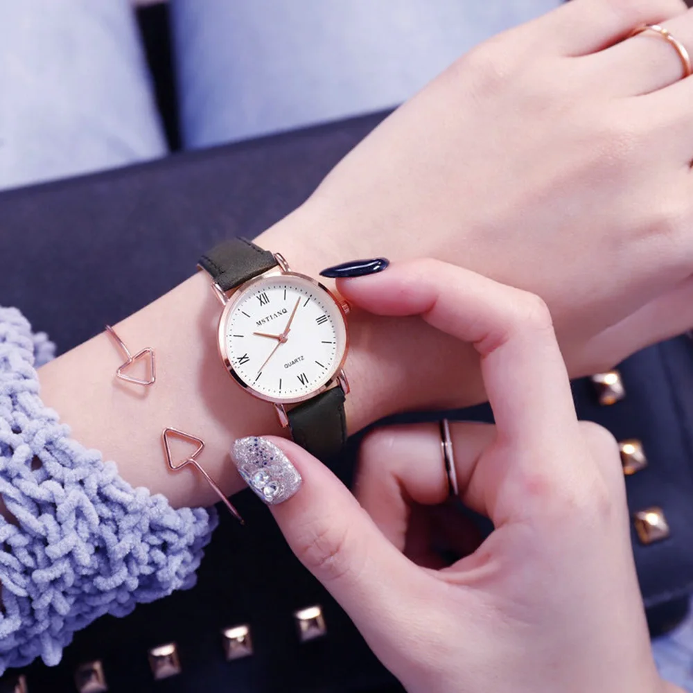 2019 Luxury Brand Women's Watch Simple Style Leather Band Quartz Watch Fashion Wristwatch Ladies Watches Clock For Women 2019 Luxury Brand Women's Watch Simple Style Leather Band Quartz Watch Fashion Wristwatch Ladies Watches Clock For Women