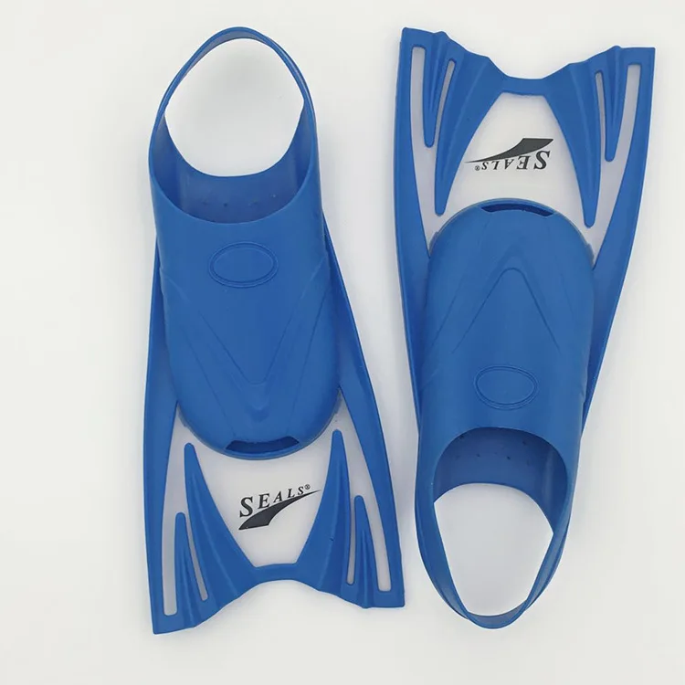 Детские Силиконовые ласты для подводного плавания и подводного плавания Размер s m - Цвет: M  30-34 Blue