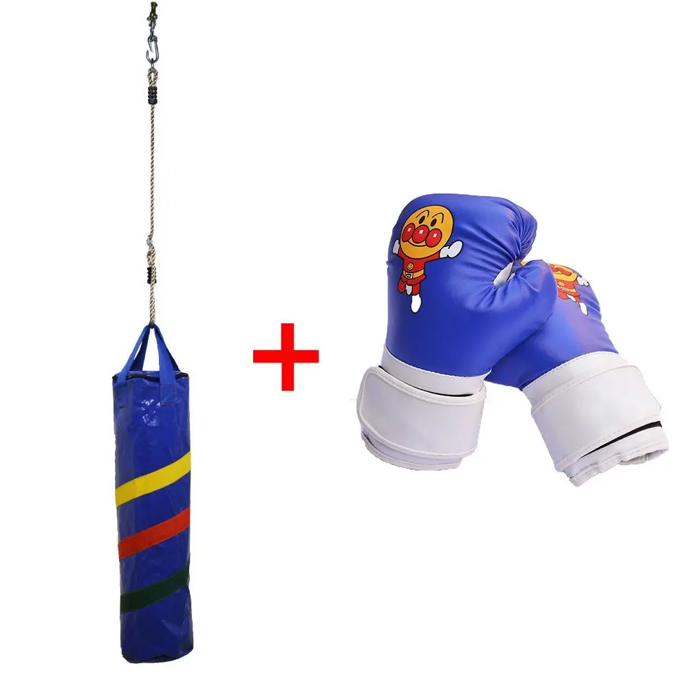 Kids Indoor Hanging Punch Boxing Bag Ceiling Training Kick Ball