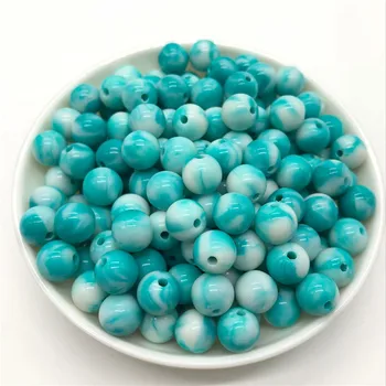 

Wholesale 6/8/10mm colored acrylic beads, DIY jewelry bracelet necklace madeing #09