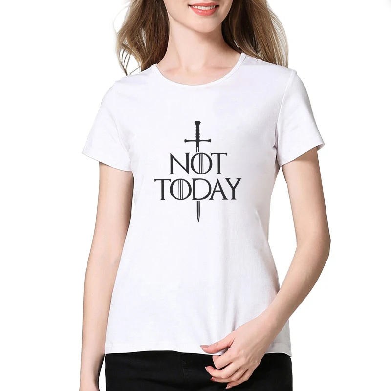 2019 لا اليوم تيشيرت صيفي للنساء طباعة الكرتون فوج T قميص Kawaii عارضة المتناثرة قمم تيز مضحك قمصان فام Dracarys 2019 لا اليوم تيشيرت صيفي للنساء طباعة الكرتون فوج T قميص Kawaii عارضة المتناثرة قمم تيز مضحك قمصان فام Dracarys