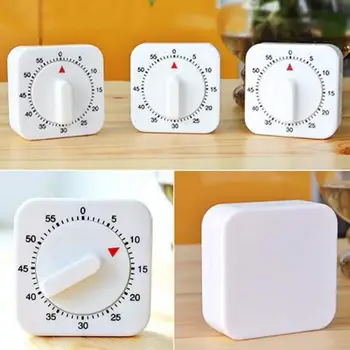 Buy Kitchen Timer Square 60 Minute Mechanical Kitchen Cooking Timer Food Preparation Baking Countdown Reminder LX7100