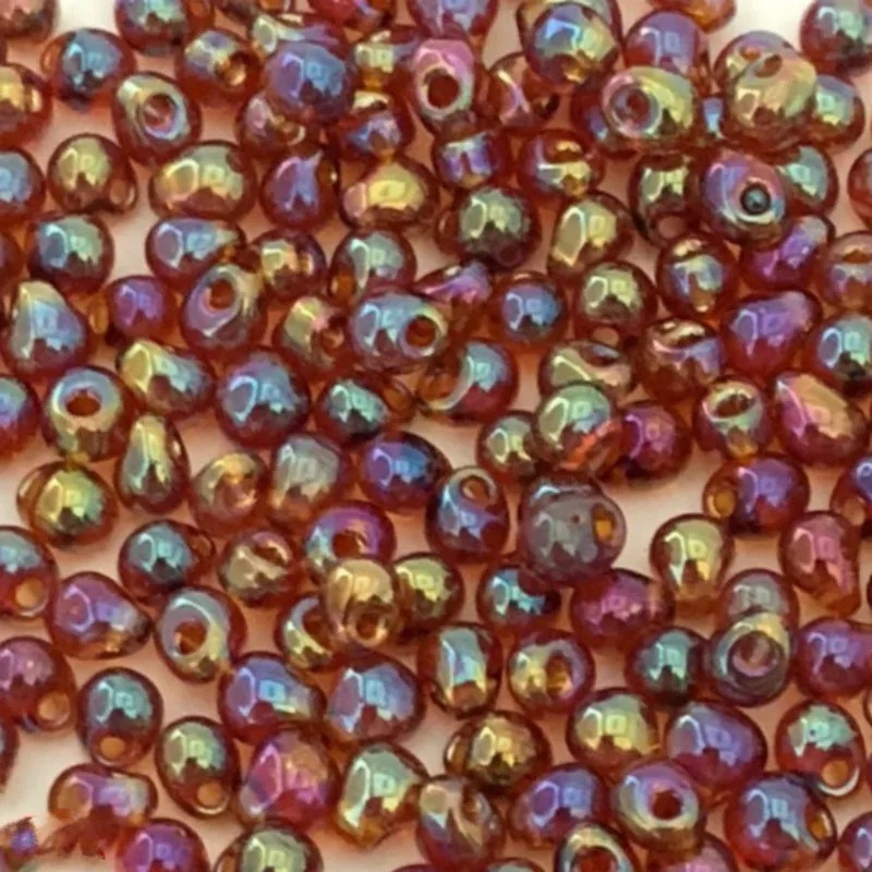 Taidian падение бахромой Seedbeads для бижутерии, материал для рукоделия прозрачный кристалл AB DP250 5/10 г/лот - Цвет: DP-257